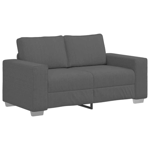 Sofá-luvas, Sofá fixo 120 cm tecido corduroy cinzento-escuro