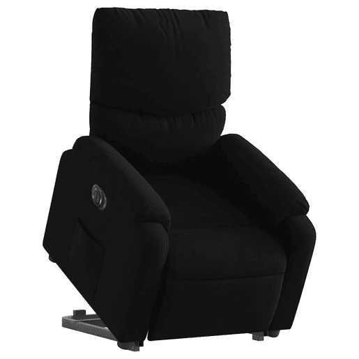 Poltrona reclinável - Poltrona relax elétrica tecido preto