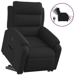 Poltrona reclinável - Poltrona relax elétrica tecido preto