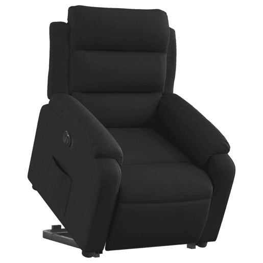 Poltrona reclinável - Poltrona relax elétrica tecido preto