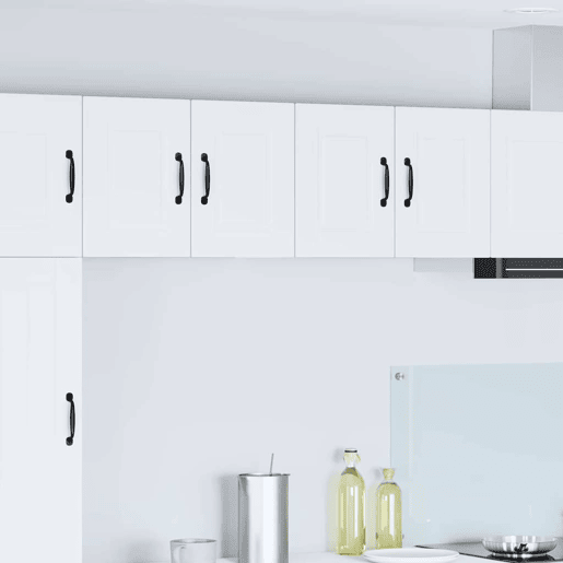 Lote de 2 Armários de cozinha suspendidos - Cozinha modular Colgantes Branco 60 x 31 x 40 cm