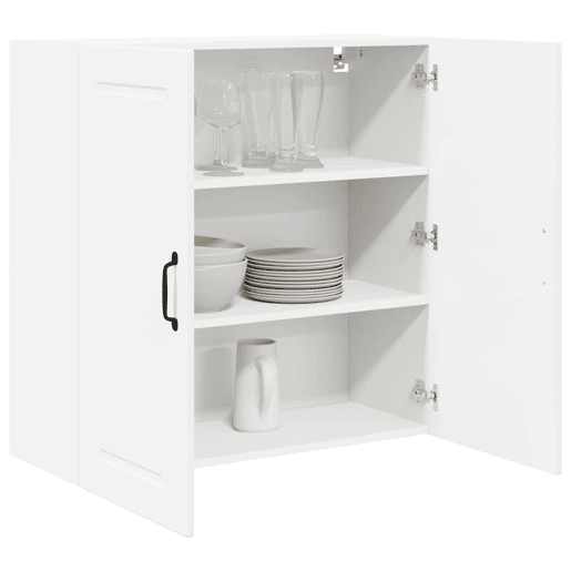 Armário de cozinha suspenso - armario de cocina colgante com porta Branco 80 x 31 x 80 cm