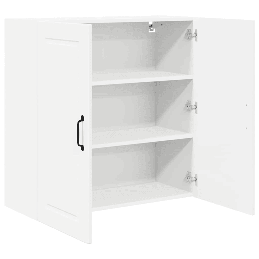 Armário de cozinha suspenso - armario de cocina colgante com porta Branco 80 x 31 x 80 cm