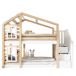 Cama litera Cama litera Natural/ Blanco