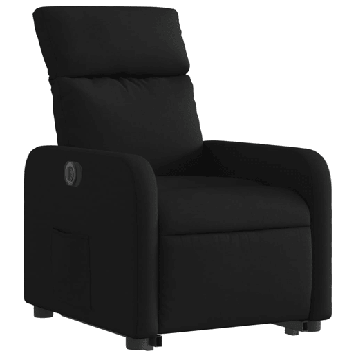Poltrona reclinável - Poltrona relax elétrica tecido preto