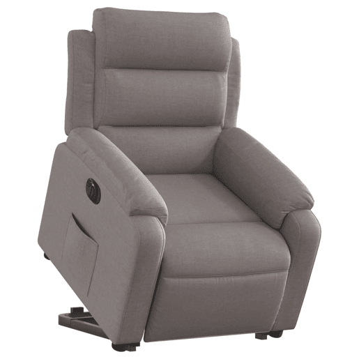Poltrona reclinável - Poltrona relax elétrica cinza-acastanhado