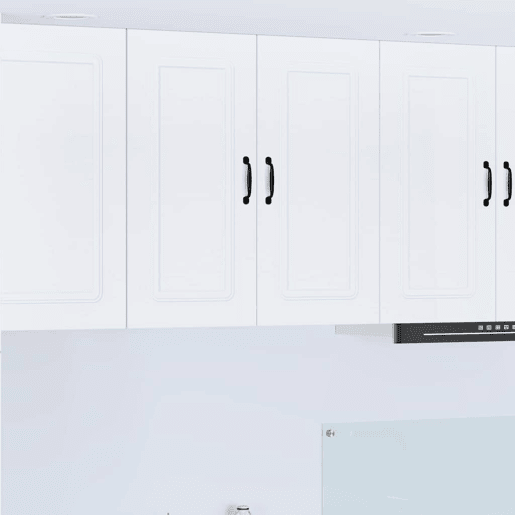 Armário de cozinha suspenso - armario de cocina colgante com porta Branco 80 x 31 x 80 cm