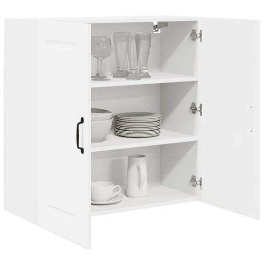 Armário de cozinha suspenso - armario de cocina colgante com porta Branco 80 x 31 x 80 cm