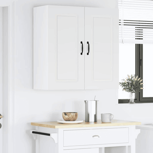 Armário de cozinha suspenso - armario de cocina colgante com porta Branco 80 x 31 x 80 cm