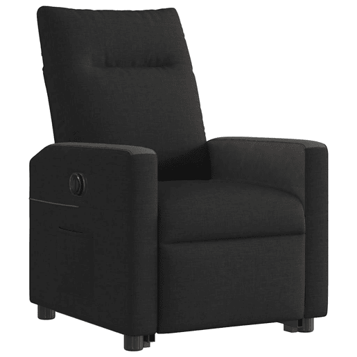 Poltrona reclinável - Poltrona relax elétrica tecido preto