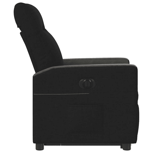 Poltrona reclinável - Poltrona relax elétrica tecido preto