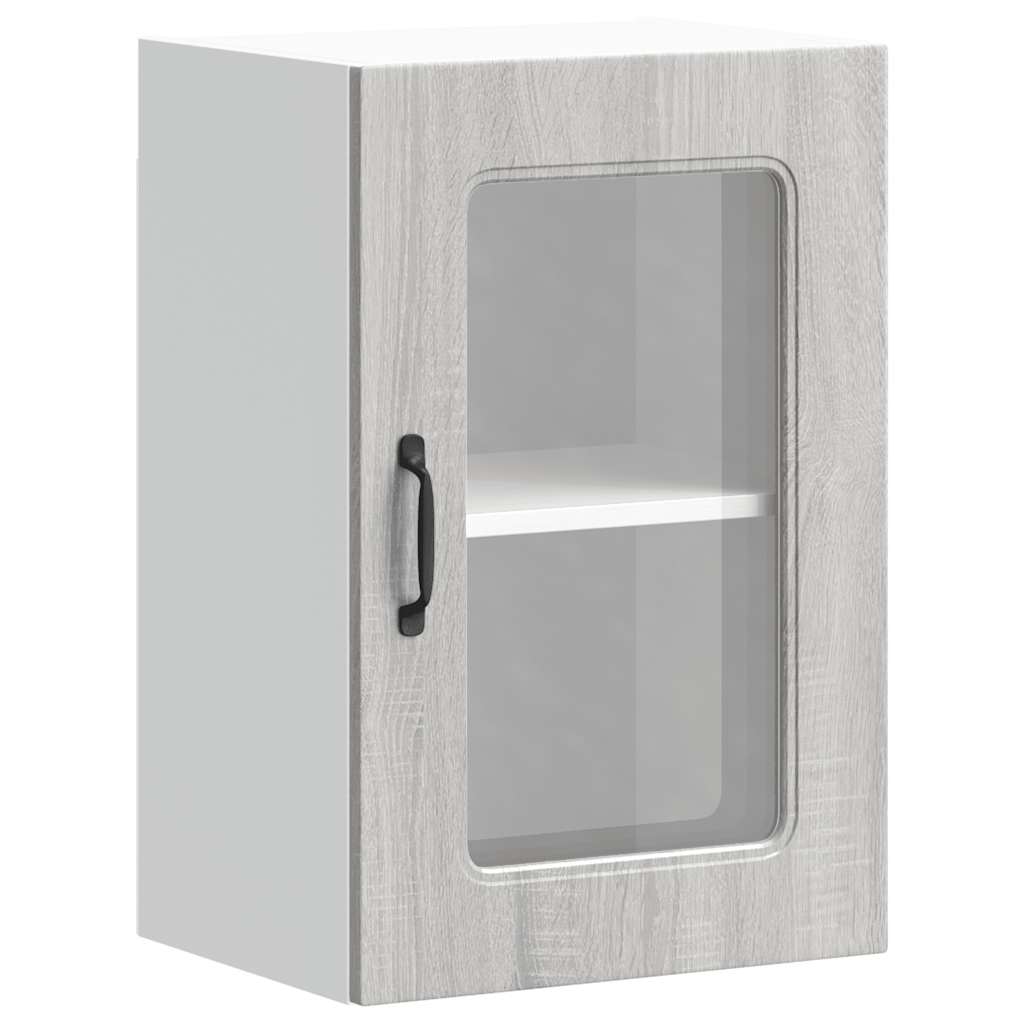 Armario de cocina de pared - Mueble cocina 40 Roble/ Gris