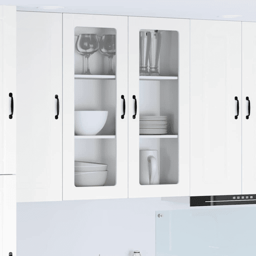 Armário de cozinha suspenso - armario de cocina colgante com porta Branco 80 x 31 x 100 cm
