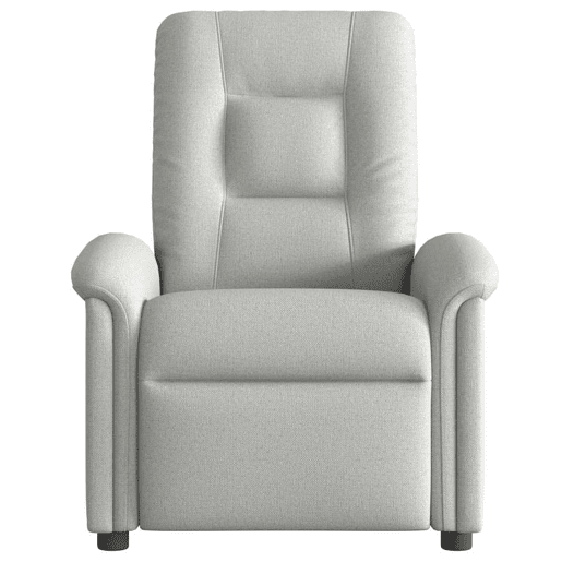 Cadeira de massagem reclinável - Poltrona relax tecido cinzento