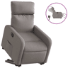 Poltrona reclinável - Poltrona relax elétrica cinza-acastanhado