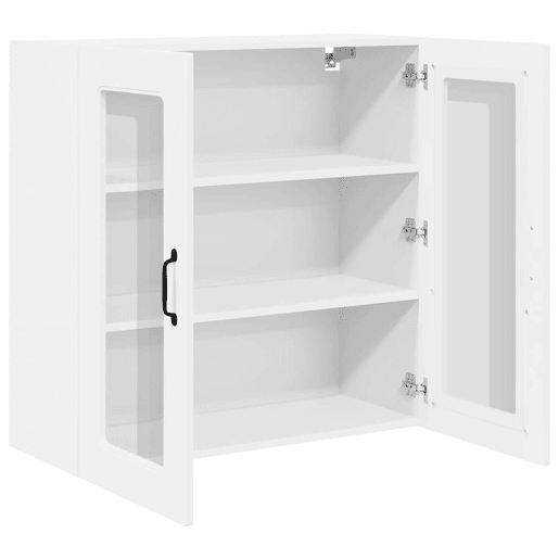 Armário de cozinha suspenso - armario de cocina colgante com porta Branco 80 x 31 x 80 cm