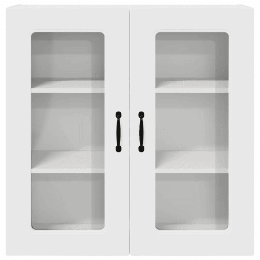 Armário de cozinha suspenso - armario de cocina colgante com porta Branco 80 x 31 x 80 cm