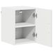 Armario de cocina de pared - Mueble cocina con estante 2 pcs Armario de cocina de pared - Mueble cocina con estante 2 pcs Blanco