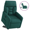 Poltrona reclinável - Poltrona relax elétrica tecido verde-escuro