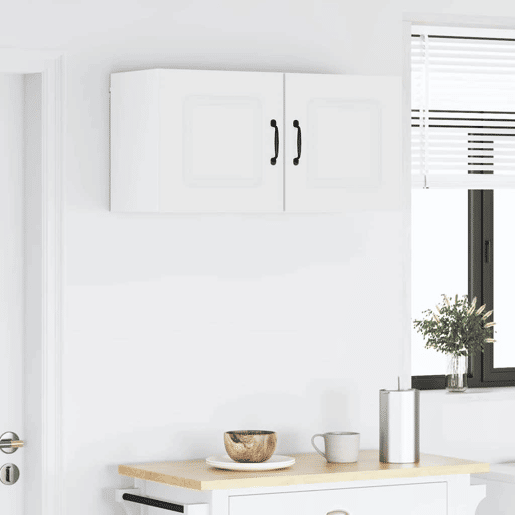 Armário de cozinha suspenso - armario de cocina colgante com porta Branco 40 x 31 x 40 cm