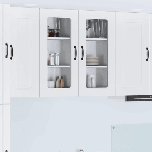 Armário de cozinha suspenso - armario de cocina colgante com porta Branco 40 x 31 x 80 cm