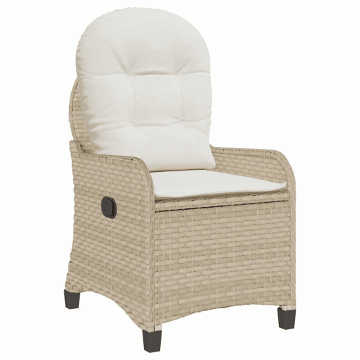 Poltrona reclinável - Poltrona relax Bege 56 x 66 x 95cm vime PE