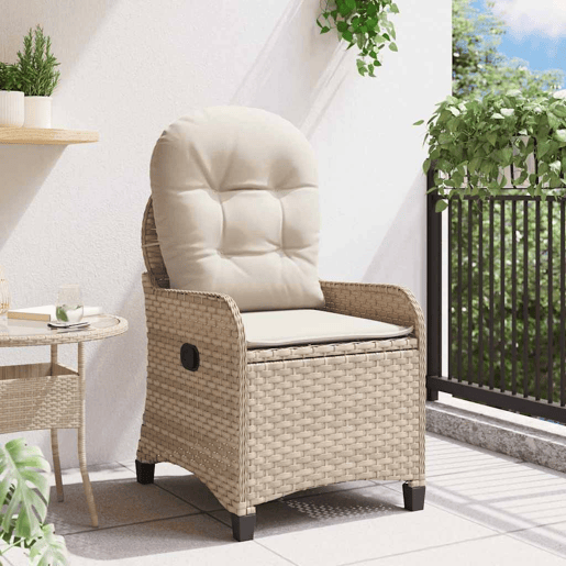 Poltrona reclinável - Poltrona relax Bege 56 x 66 x 95cm vime PE