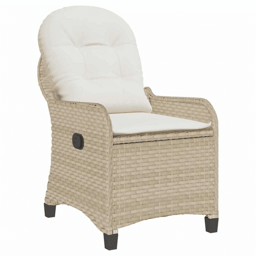 Poltrona reclinável - Poltrona relax Bege 56 x 66 x 95cm vime PE