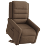 Poltrona reclinável - Poltrona relax elétrica tecido castanho