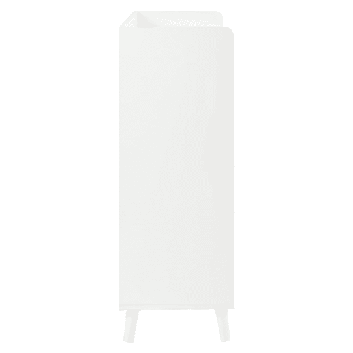 Móvel consola moderno 120x99x35 cm - Grande capacidade de arrumação, 4 portas, 1 gaveta - Branco