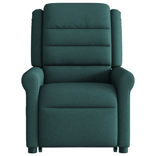 Poltrona reclinável - Poltrona relax elétrica tecido verde-escuro
