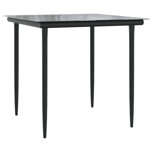 3 pcs conjunto bistrô - cadeiras de jardim - Cadeiras de exterior com almofadões vime PE cinza