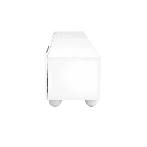 Móvel de TV 180x40 cm - design moderno, baixo, único - Branco