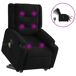 Sillón de masaje eléctrico reclinable Sillón de masaje eléctrico reclinable Negro