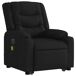Sillón de masaje eléctrico reclinable Sillón de masaje eléctrico reclinable Negro