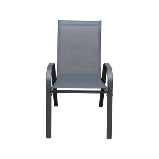 Conjunto de 2 cadeiras de jardim em textura Cordoba - Phoenix - Antracite