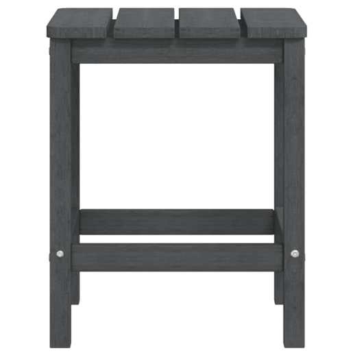 Cadeiras de jardim - Cadeiras de exterior Adirondack com mesa PEAD antracite