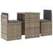 Conjunto de Sillas y mesita de jardín - Muebles de jardín Conjunto de Sillas y mesita de jardín - Muebles de jardín Gris