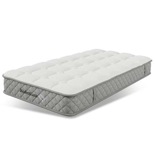 Cama hidráulica 90x200 cm - Com iluminação LED, armazenamento e portas USBType-C - Bege