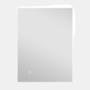 HOMCOM Espelho Casa de banho com Luzes LED 70x90 cm Espelho de Parede Antiembaciamento com 3 Temperaturas de Cor Ajustável e Função de Memória Horizontal e Vertical Prata