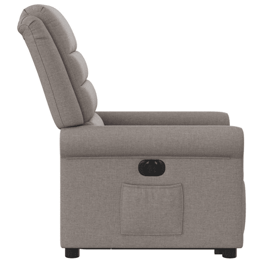 Poltrona reclinável - Poltrona relax elétrica cinza-acastanhado