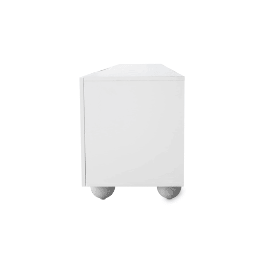 Móvel de TV 180x38 cm - Design moderno e baixo - Branco