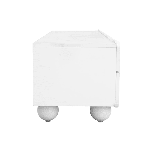 Móvel de TV 175x38 cm - Design moderno, baixo, elegante - Branco