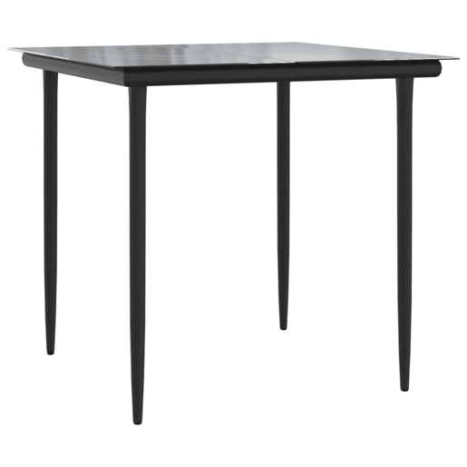 3 pcs conjunto bistrô - cadeiras de jardim - Cadeiras de exterior com almofadões vime PE castanho