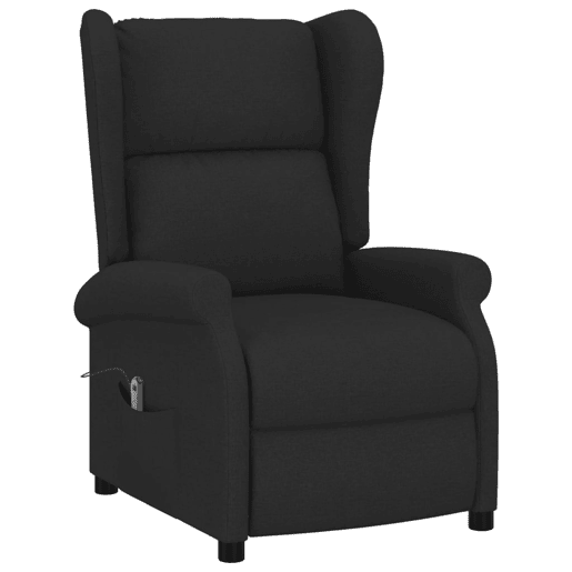 Poltrona reclinável - Poltrona relax elétrica tecido preto