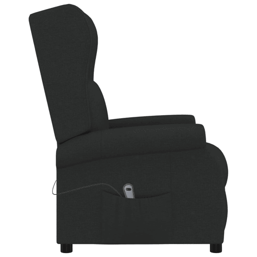 Poltrona reclinável - Poltrona relax elétrica tecido preto