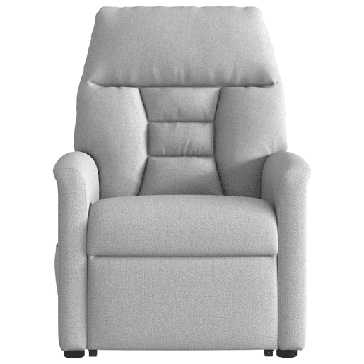 Poltrona elevatória de massagens - Poltrona relax tecido cinzento-nublado Poltrona elevatória de massagens - Poltrona relax tecido cinzento-nublado