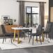 Conjunto de mesas y sillas de comedor Conjunto de mesas y sillas de comedor Blanco/ Gris
