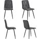 Conjunto de mesas y sillas de comedor Conjunto de mesas y sillas de comedor Blanco/ Gris