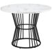 Conjunto de mesas y sillas de comedor 100x100 Conjunto de mesas y sillas de comedor 100x100 Blanco/ Gris